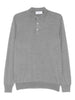 Polo a maniche lunghe in grigio Lardini - uomo