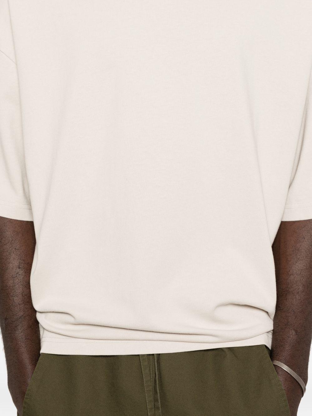 T-shirt squadrata in bianco Entire studios - unisex 