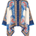 Camicia Foulard a fiori in blu La double j - donna 
