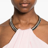 Abito lungo con collo halter in rosa Amen - donna 