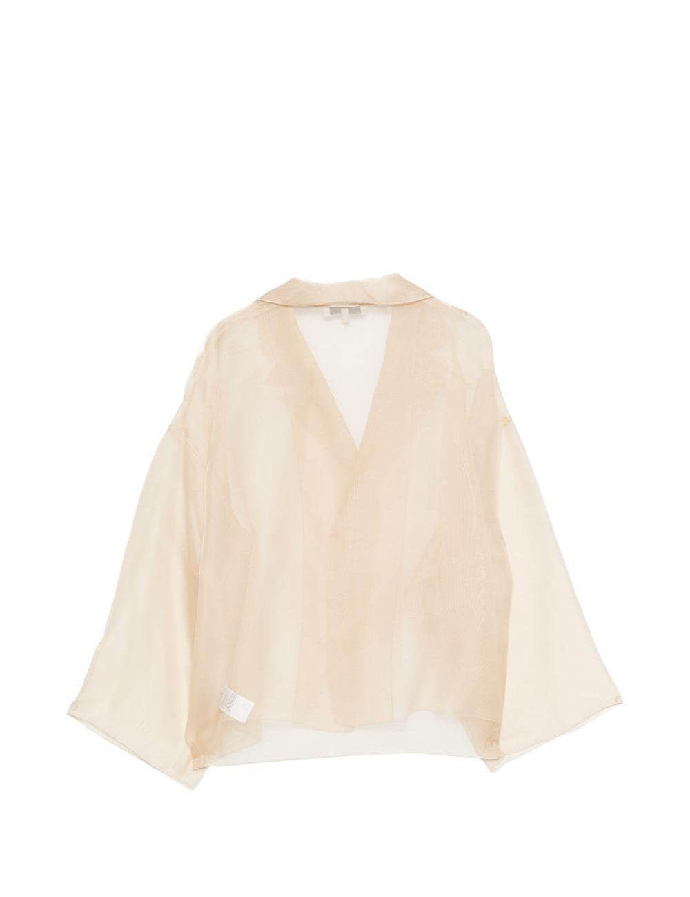 Giacca semi-trasparente emma in beige Antonelli - donna 