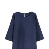 Top fastoso in blu Maxmara weekend - donna 