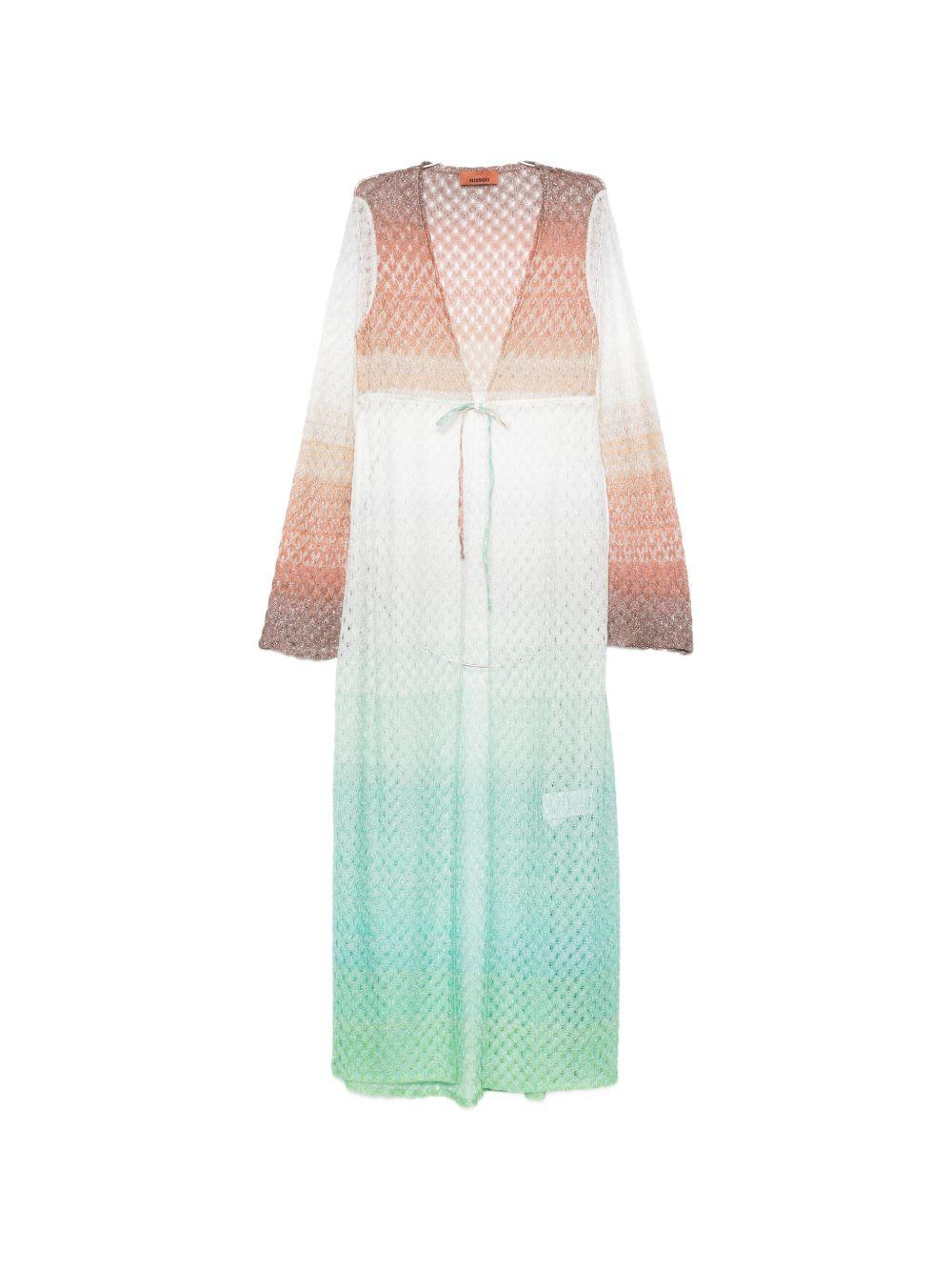 Copricostume chevron-pattern multicolor Missoni - donna 