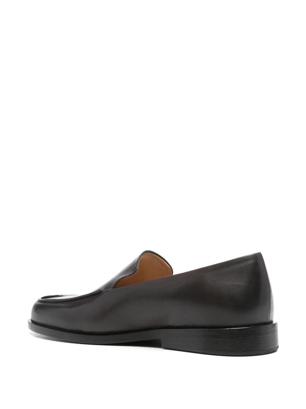 Mocassini in pelle in nero Marsell - uomo 