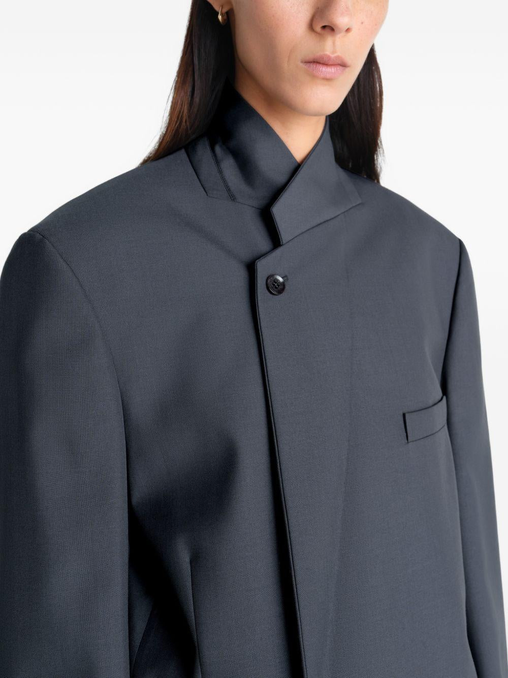 Giacca sartoriale doppiopetto in grigio Lemaire - donna 