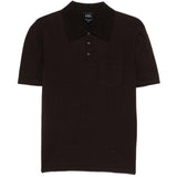 Polo con tasca sul petto in marrone A.P.C. - uomo 