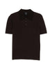 Polo con tasca sul petto in marrone A.P.C. - uomo