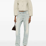Jeans cinque tasche effetto strappato in blu Diesel - donna 