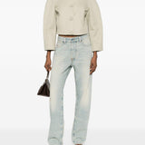 Jeans cinque tasche effetto strappato in blu Diesel - donna 
