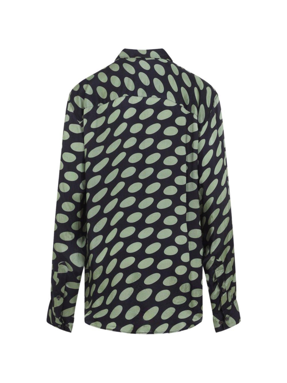 Camicia in twill stampata carvies multicolore  Dries van noten - uomo 