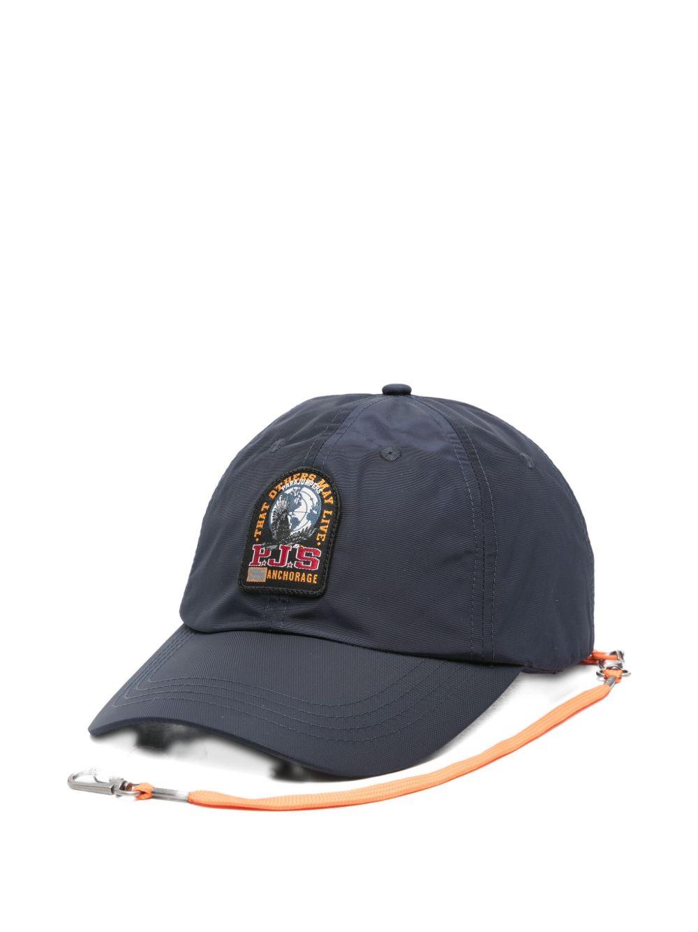 Cappellino da baseball con logo in blu Parajumpers - uomo 