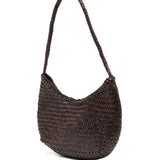 BORSA A SPALLA NOVA LUNE IN MARRONE SCURO DRAGON DIFFUSION - DONNA 