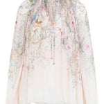 Blusa Rebellion con stampa in avorio Zimmermann - donna 