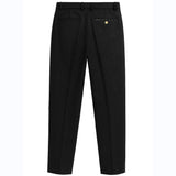 Pantaloni a gamba dritta albert in nero Grayed - uomo 