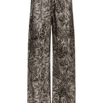 Pantaloni dritti con vita elasticizzata in grigio Golden goose - donna 