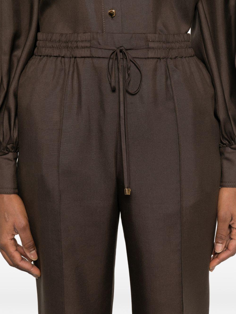 Pantaloni Luna con vita elasticizzata in marrone Zimmermann - donna 
