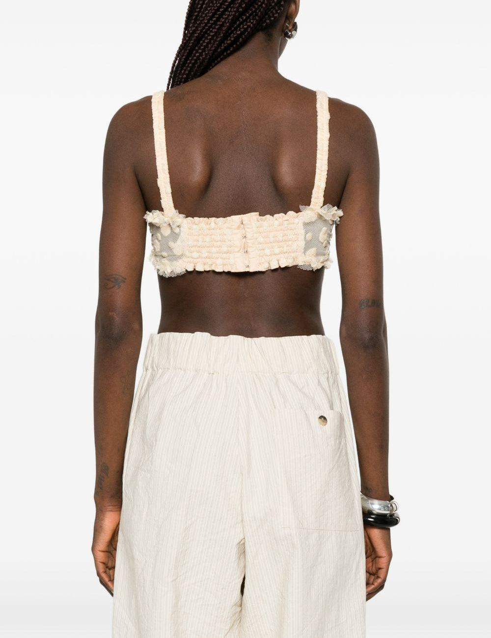Top a pois in rosa Dries van noten - donna 