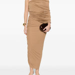 ABITO MIDI MONOSPALLA IN BEIGE GIUSEPPE DI MORABITO - donna 