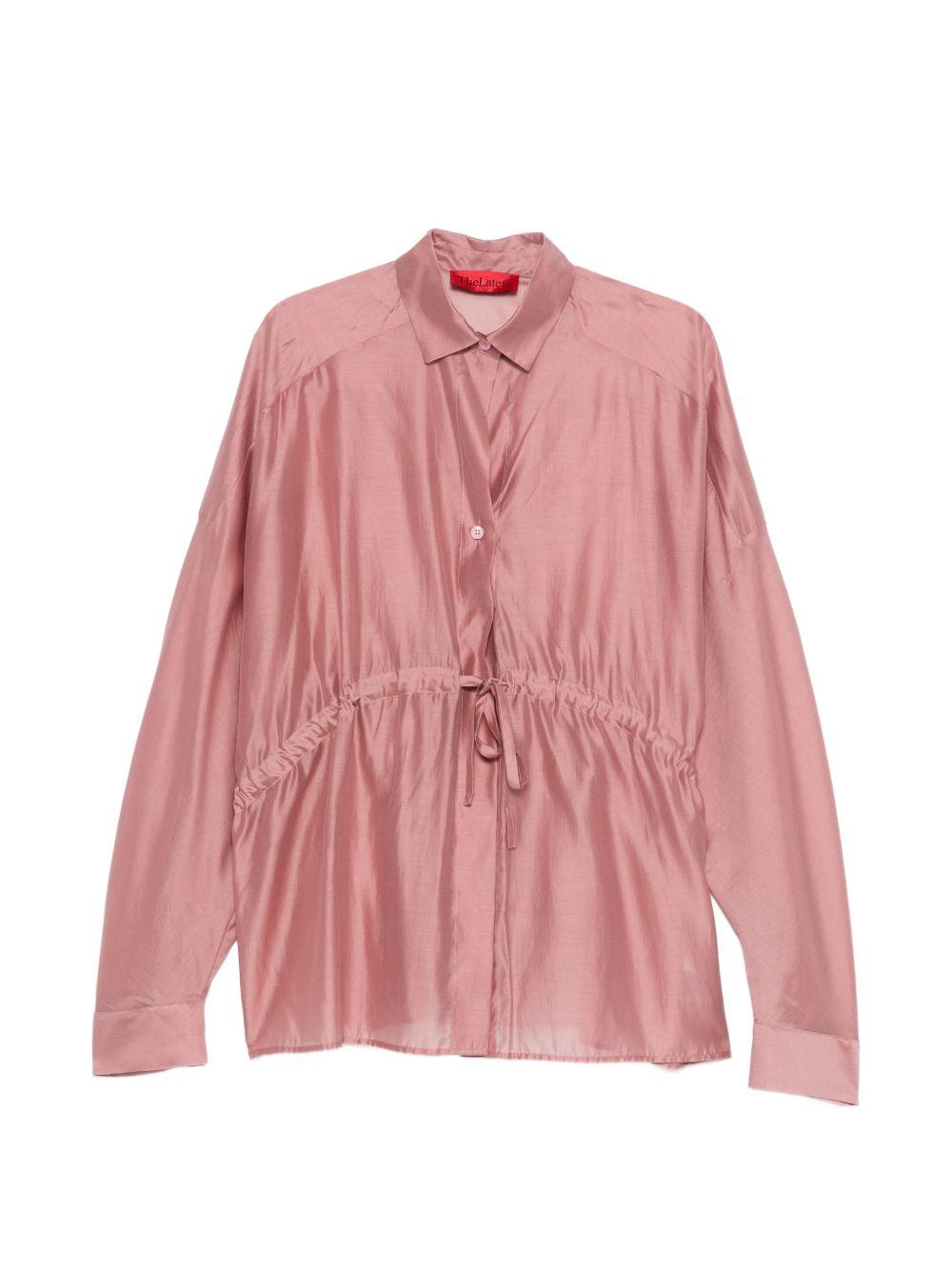 Camicia dalida con cordino in vita in rosa The latest - donna 