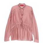 Camicia dalida con cordino in vita in rosa The latest - donna 