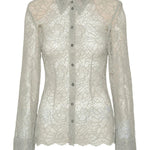 Camicia in pizzo in grigio Rotate - donna 