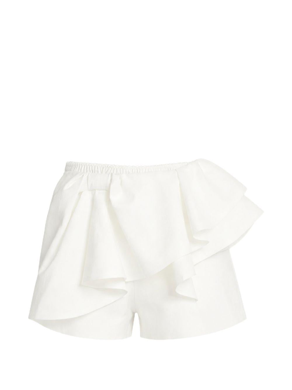 MInigonna con ruches in bianco SHUSHU/TONG - donna 