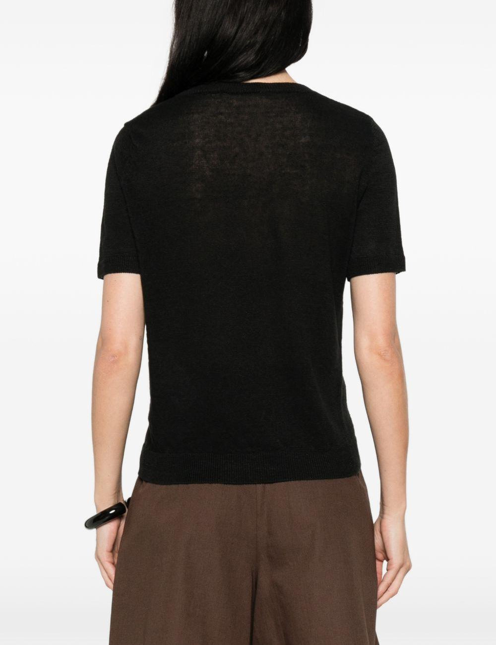 T-SHIRT Pancone in nero Maxmara weekend - donna 