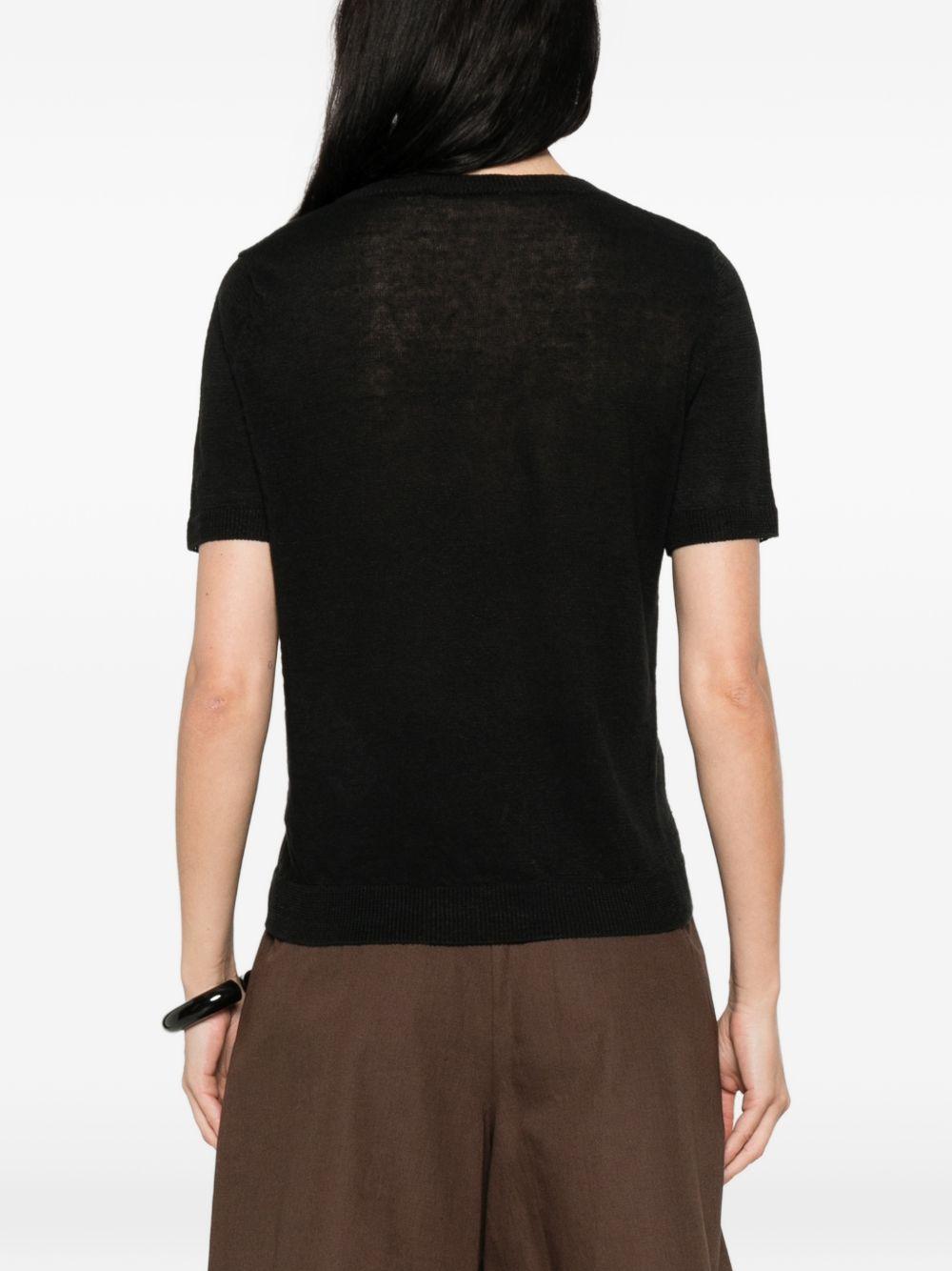 T-SHIRT Pancone in nero Maxmara weekend - donna 