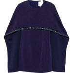 Abito con mantella in blu Roland Mouret - donna 