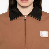 Giacca con colletto a contrasto freccia in marrone Maxmara weekend - donna 