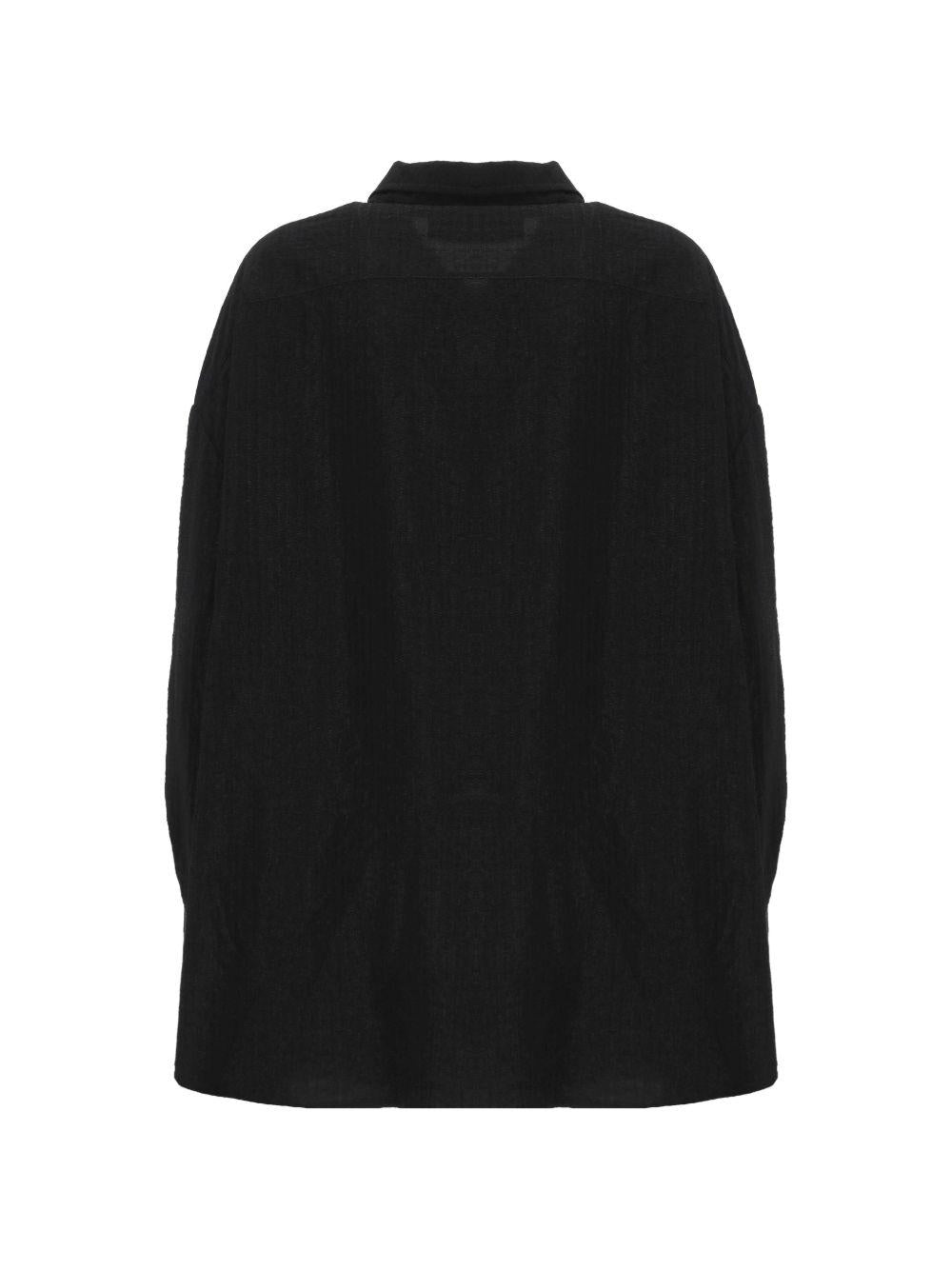 Camicia con taschino in nero The latest - donna 