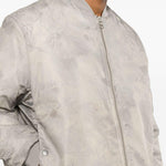 Bomber con zip in beige Oamc peacemaker - uomo 