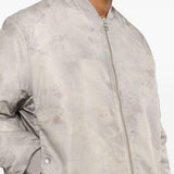 Bomber con zip in beige Oamc peacemaker - uomo 