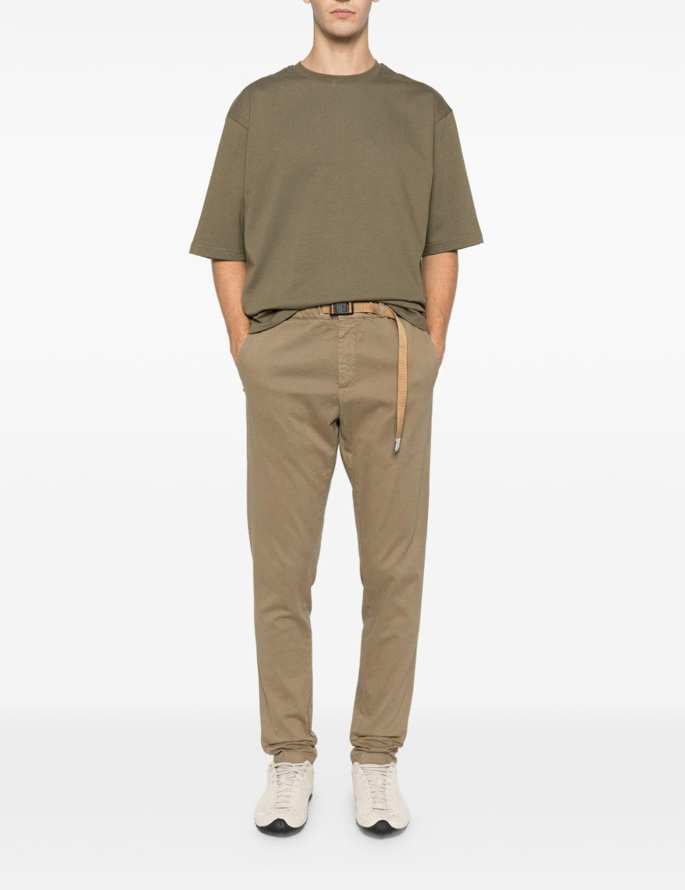 T-shirt a maniche corte in verde Whitesand - uomo 