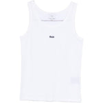 Canotta con logo ricamato in bianco Rhude - uomo 