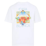 T-shirt a fiori in bianco Casablanca - uomo 