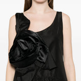 Top con applicazione a fiori in nero Simone rocha - donna 