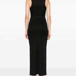 Abito con strass in nero Christopher esber - donna 