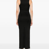 Abito con strass in nero Christopher esber - donna 