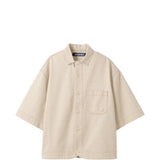 La chemise paysan de-nime in beige Jacquemus - uomo 