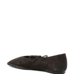 Ballerine Rosalind pelle in marrone 