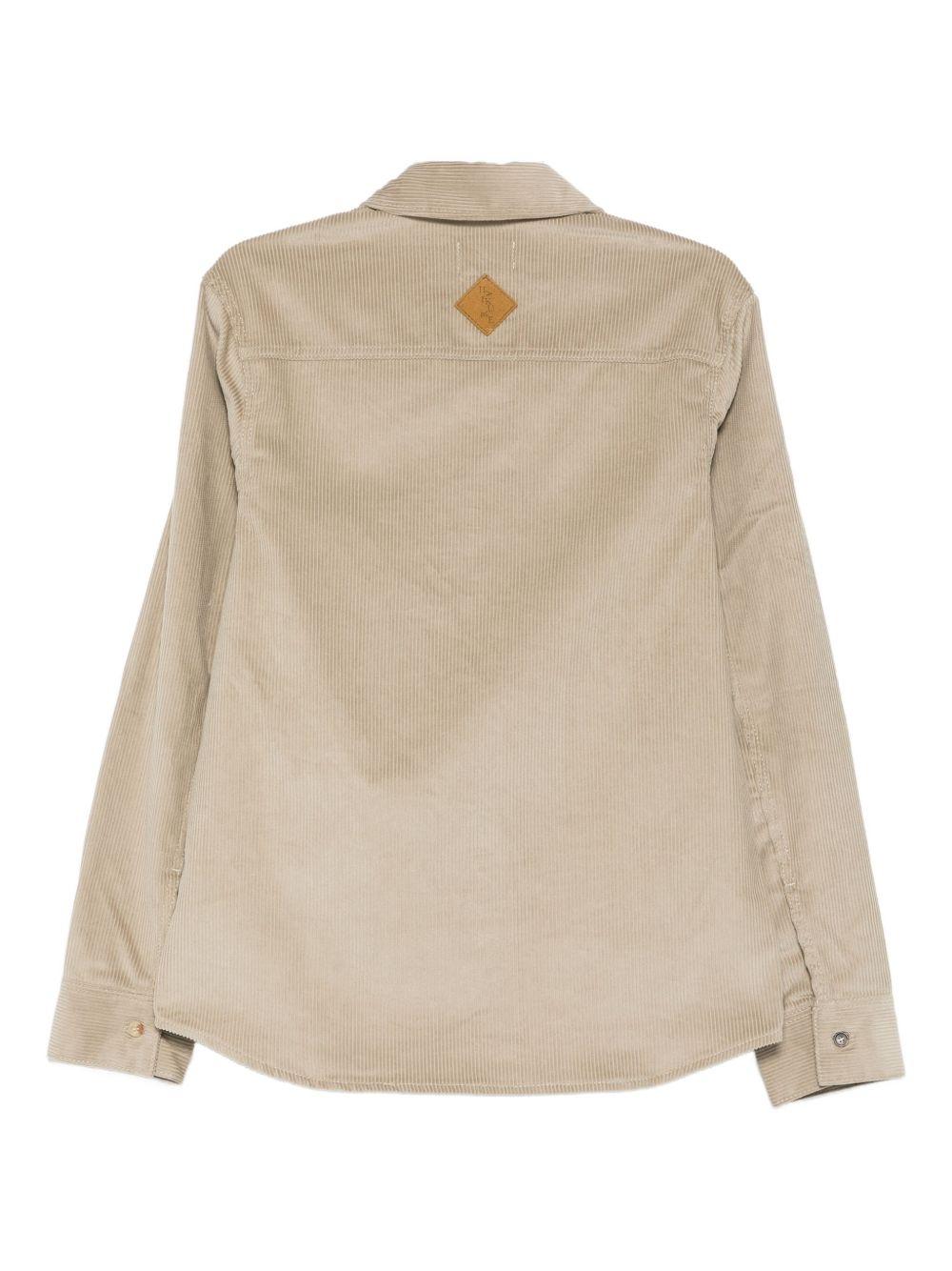 Camicia a coste in beige Haikure - uomo 