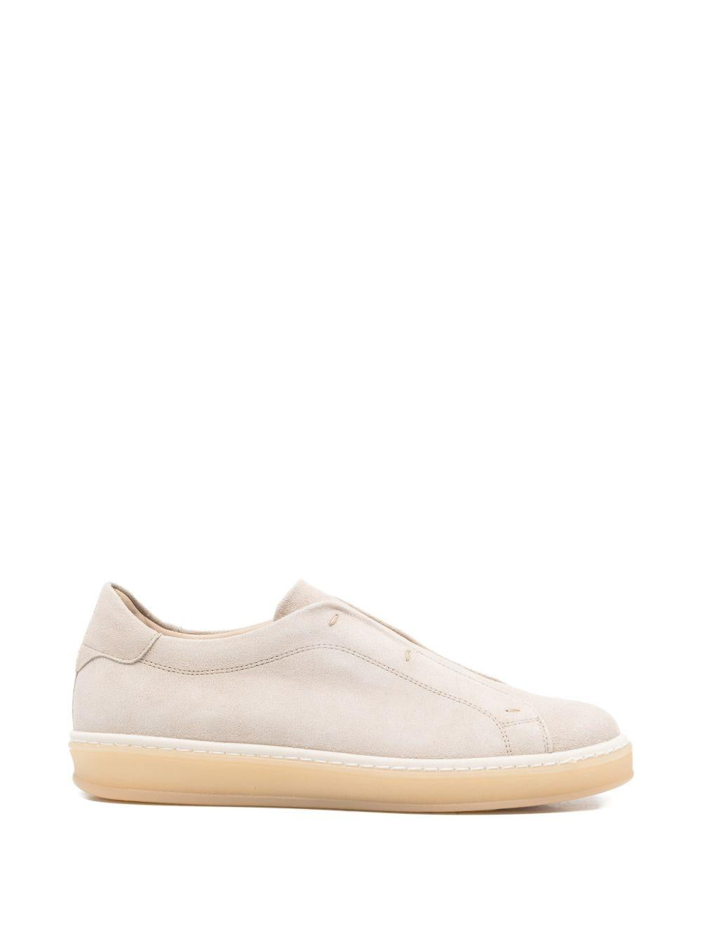 Sneakers slip-on in avorio Eleventy - uomo 