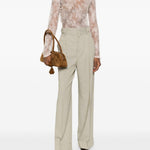 Top in pizzo rosa Alberta Ferretti - donna 