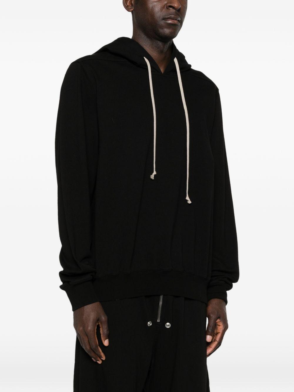 Felpa con cappuccio in nero Rick owens - uomo 