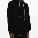 Felpa con cappuccio in nero Rick owens - uomo 