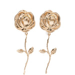Orecchini con rosa in oro Magda butrym - donna 