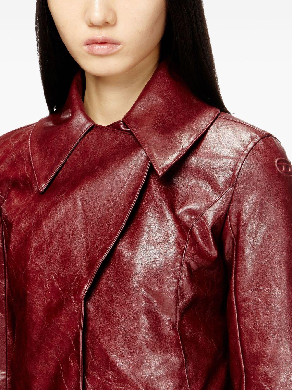 Minigonna O-Hara con logo in bordeaux Diesel - donna 