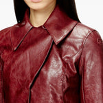 Minigonna O-Hara con logo in bordeaux Diesel - donna 