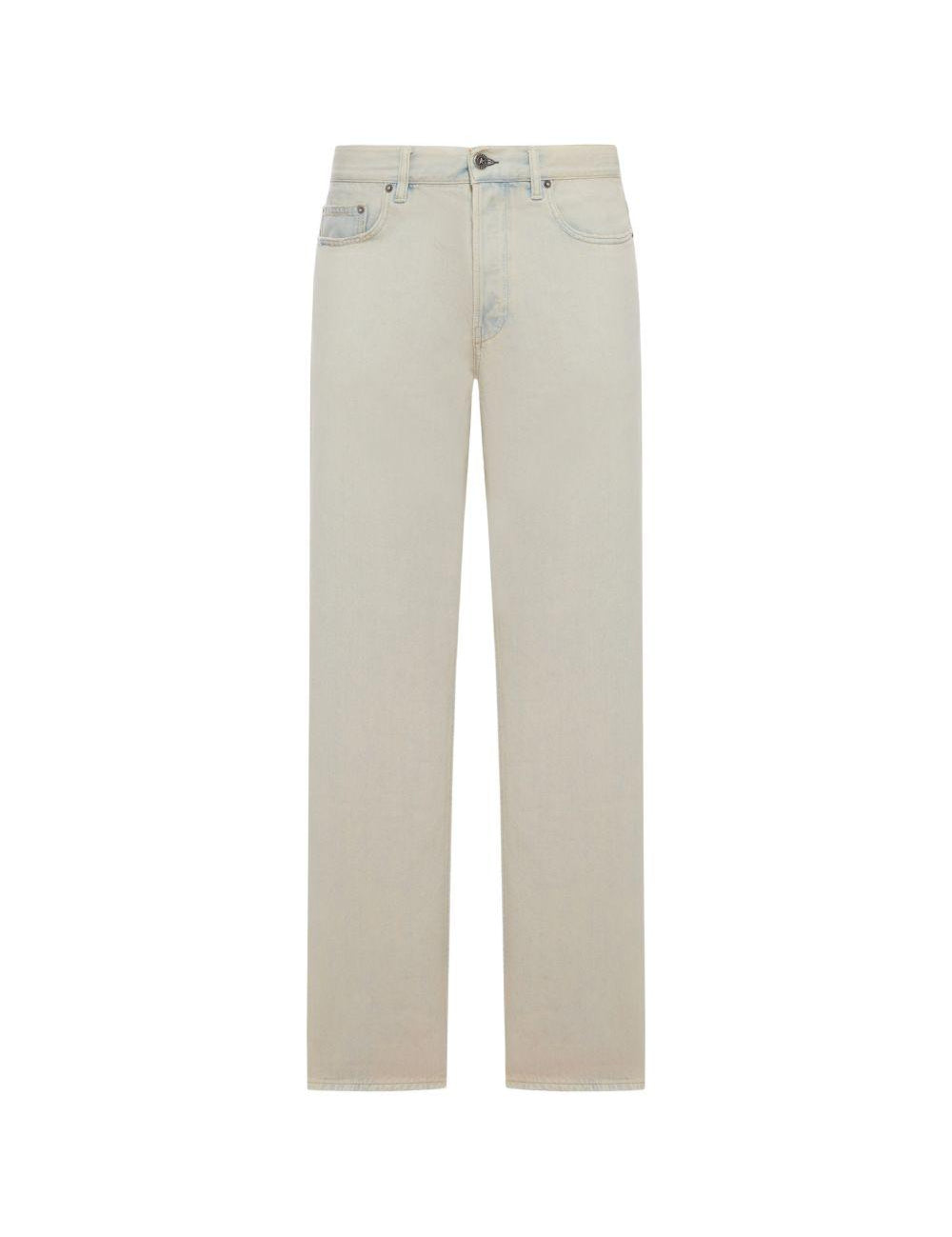 Jeans dritti in beige Golden goose - uomo 